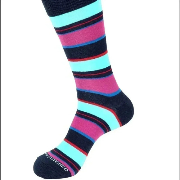 Unsimply Stitched Gray/Purple minimal stripe - Picture 1 of 7